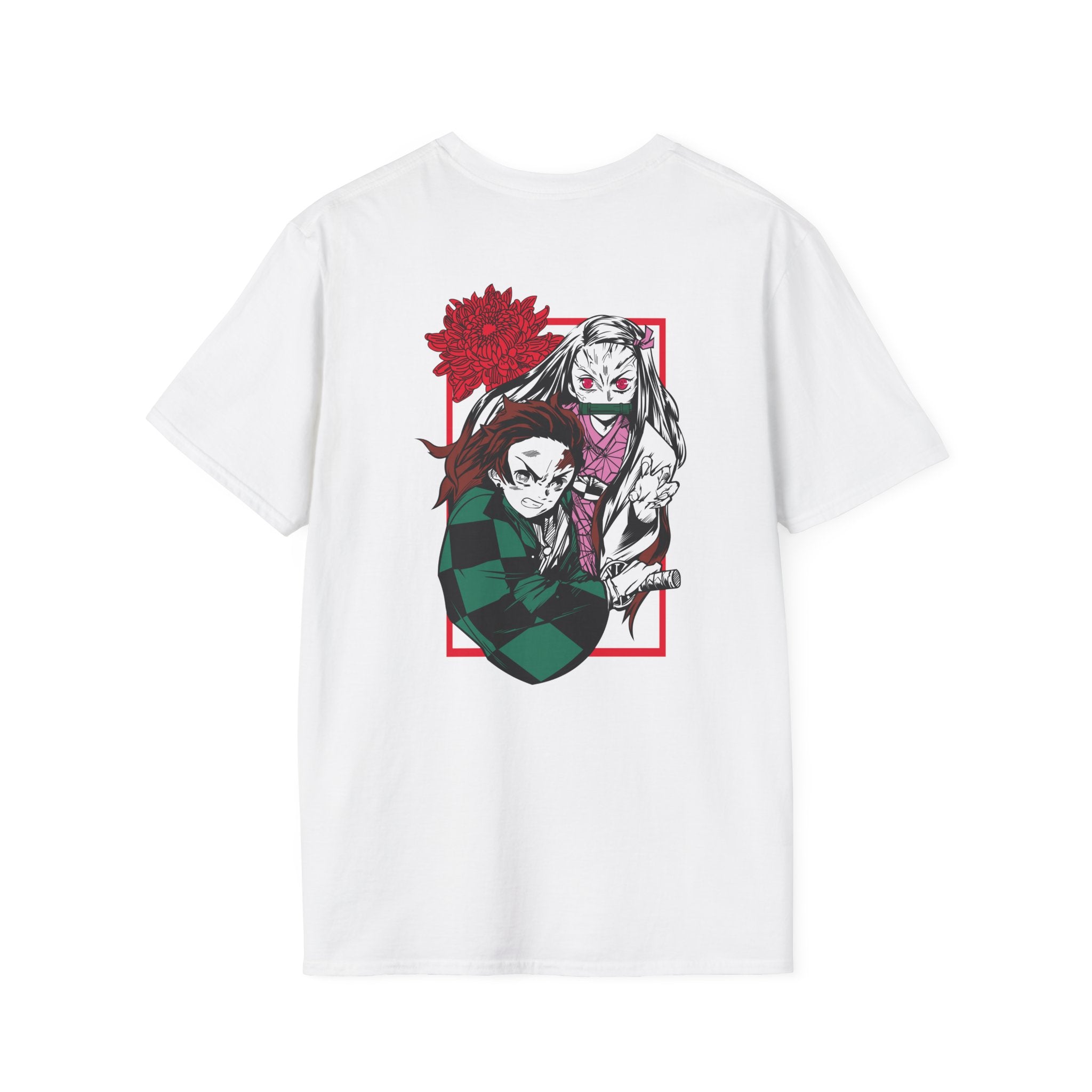Tanjiro & Nezuko Crimson Bond White T-Shirt