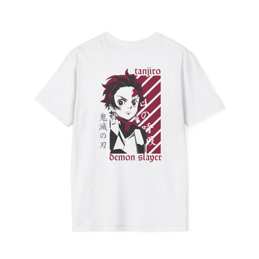 Tanjiro Crimson Aura White T-Shirt