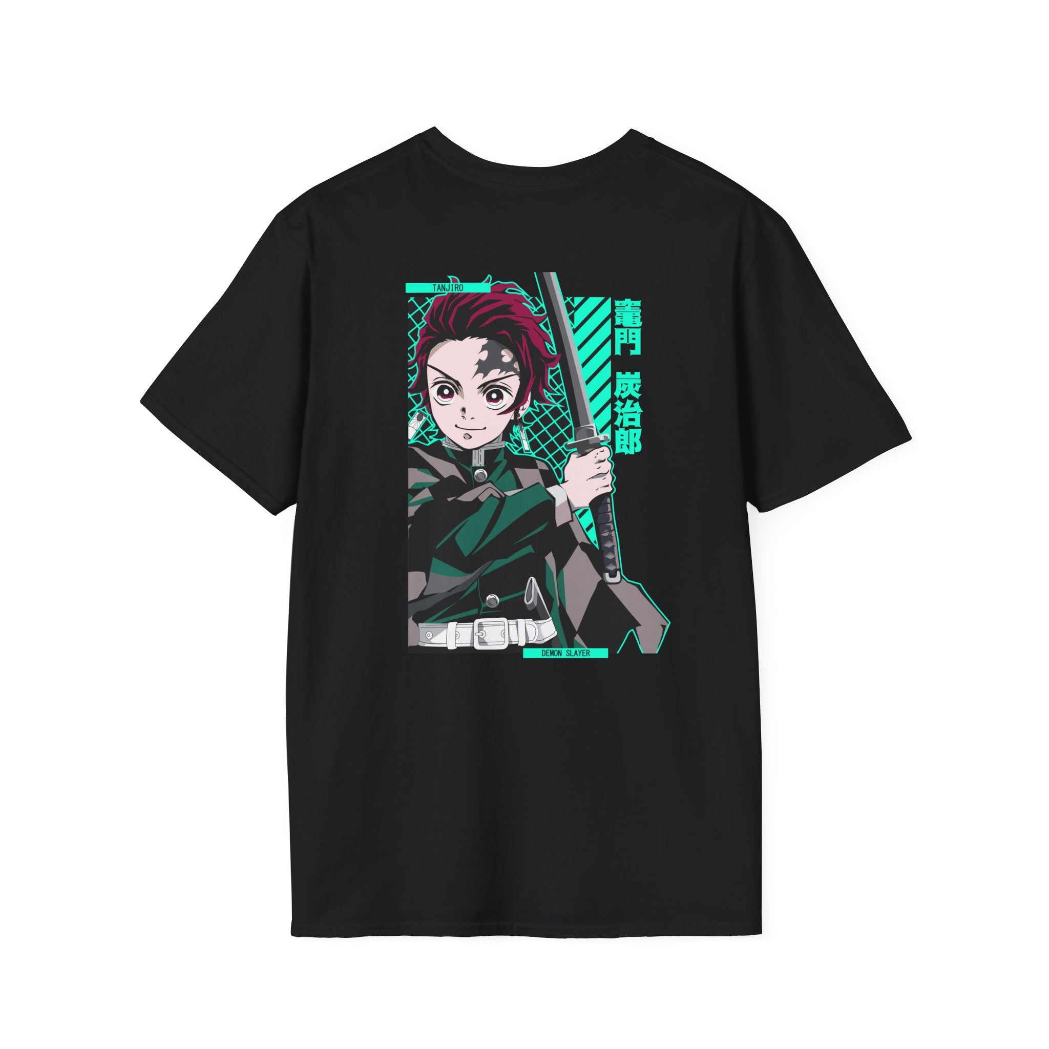 Tanjiro Neon Blade Black T-Shirt