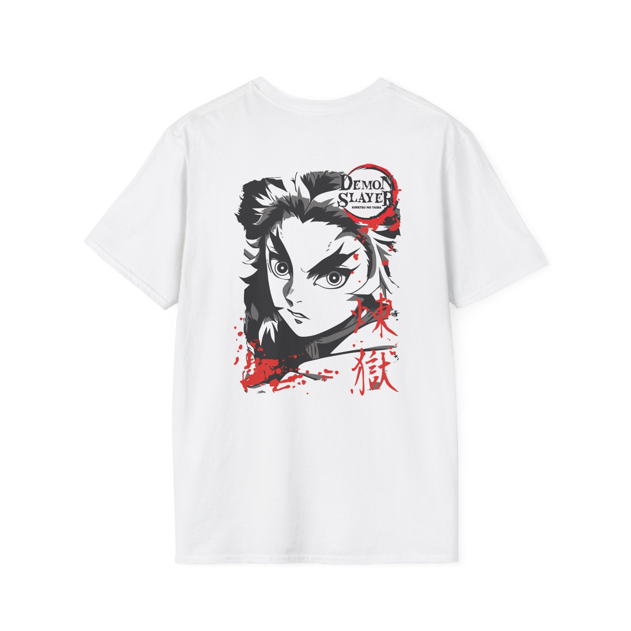 Rengoku Blood Flame White T-Shirt