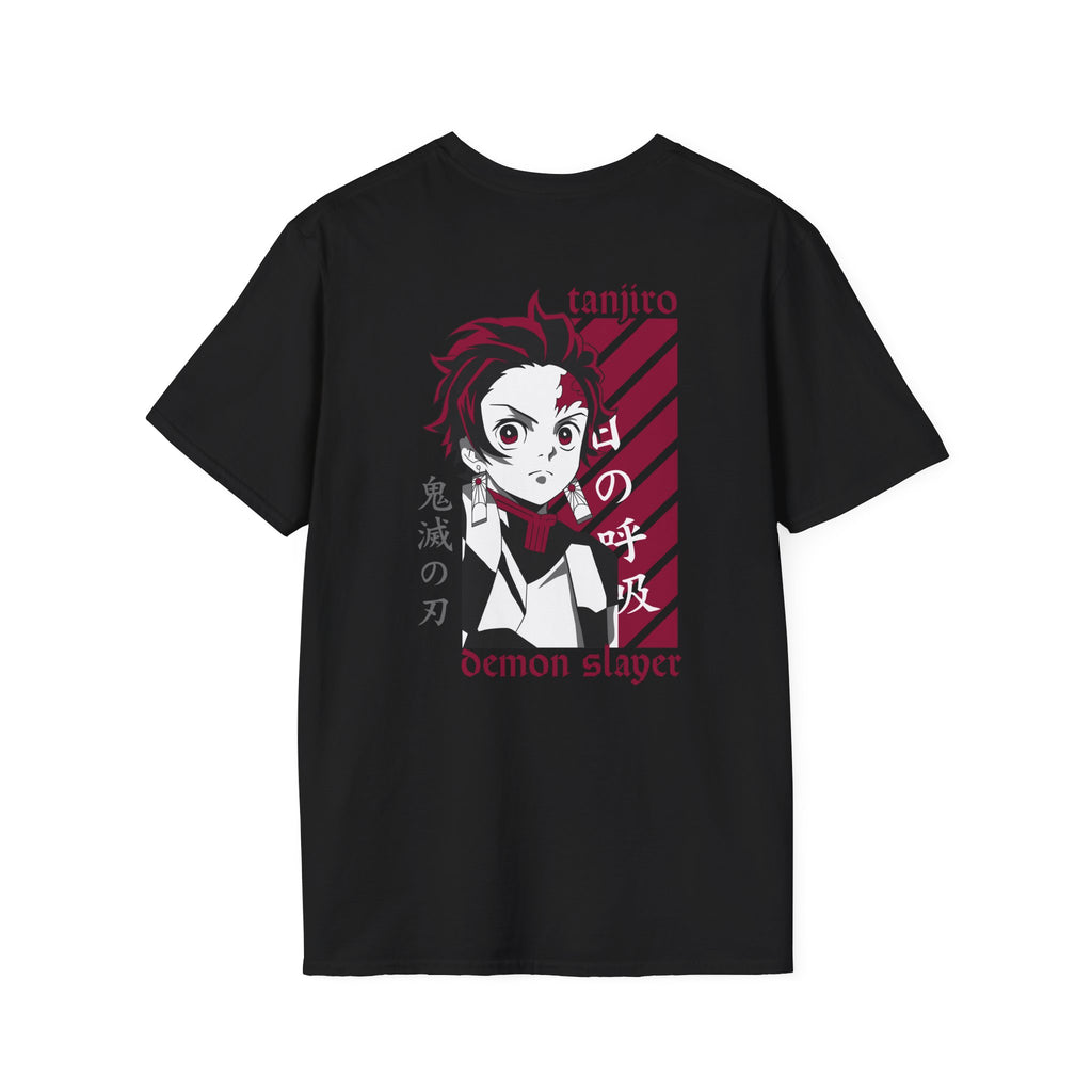Tanjiro Crimson Aura Black T-Shirt