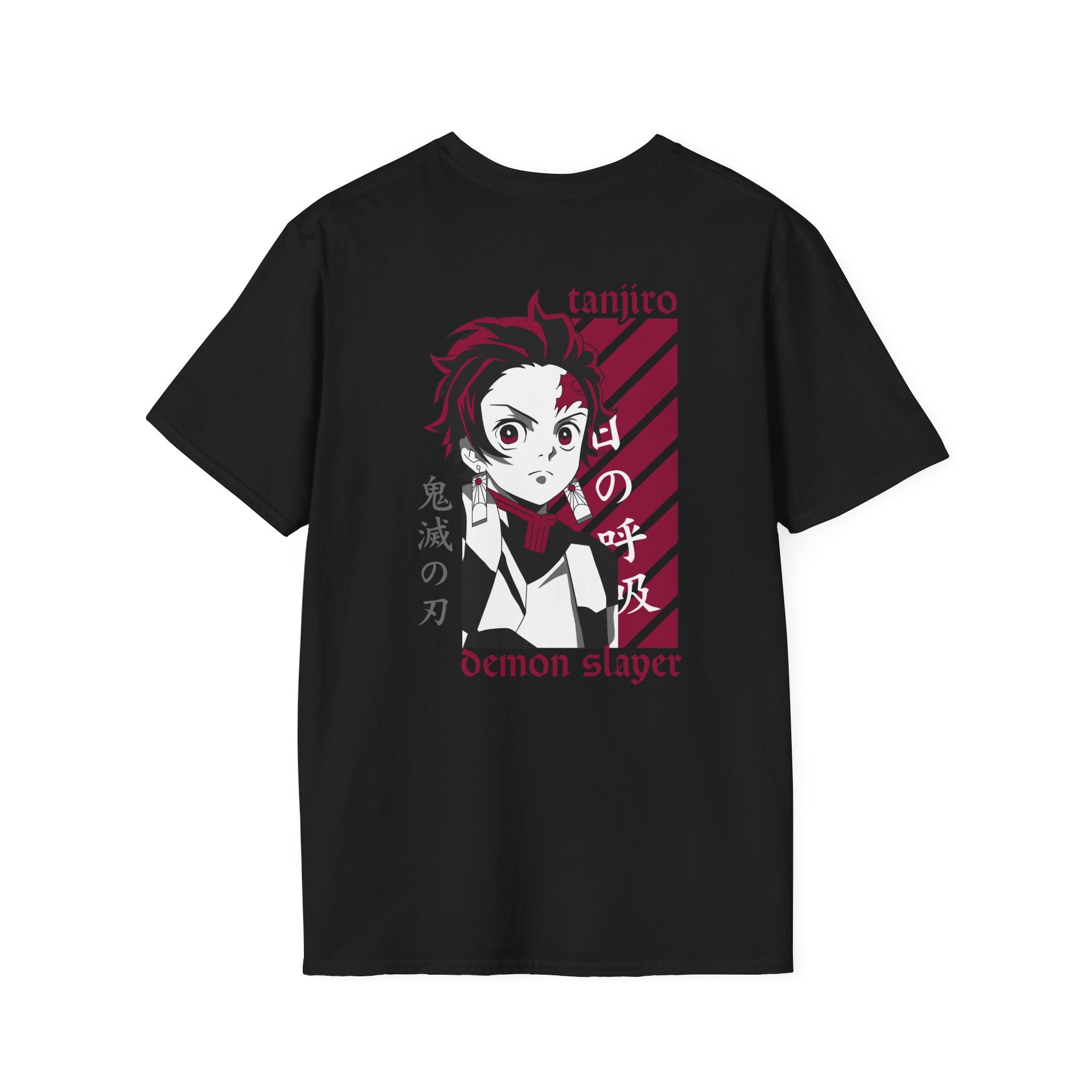 Tanjiro Crimson Aura Black T-Shirt